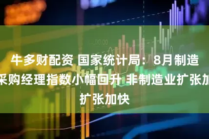 牛多财配资 国家统计局：8月制造业采购经理指数小幅回升 非制造业扩张加快