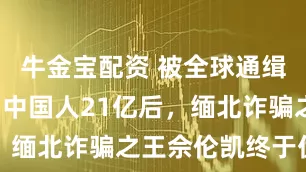牛金宝配资 被全球通缉8年，坑了中国人21亿后，缅北诈骗之王佘伦凯终于伏法