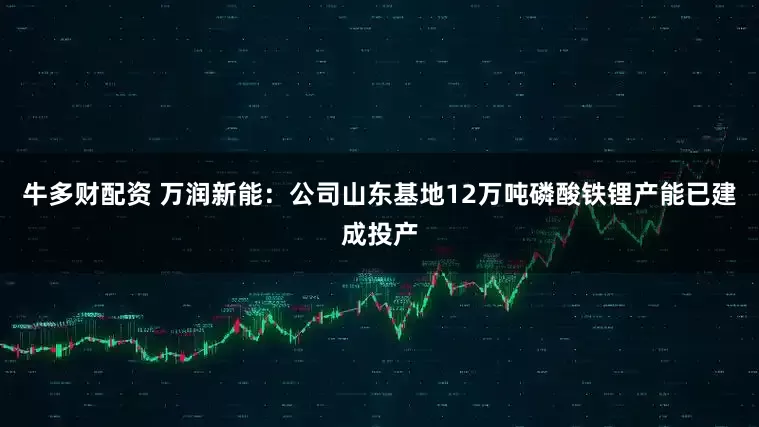 牛多财配资 万润新能：公司山东基地12万吨磷酸铁锂产能已建成投产
