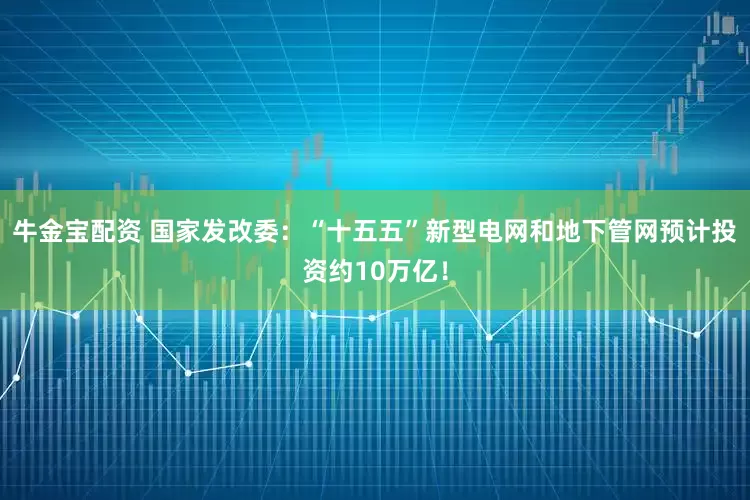 牛金宝配资 国家发改委：“十五五”新型电网和地下管网预计投资约10万亿！
